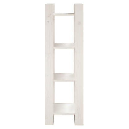 vidaXL Book Cabinet/Room Divider White 41x35x125 cm Solid Wood Pine