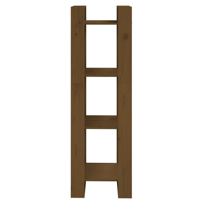 vidaXL Book Cabinet/Room Divider Honey Brown 41x35x125 cm Solid Wood
