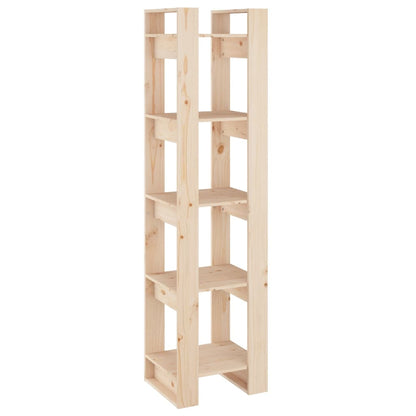vidaXL Book Cabinet/Room Divider 41x35x160 cm Solid Wood Pine