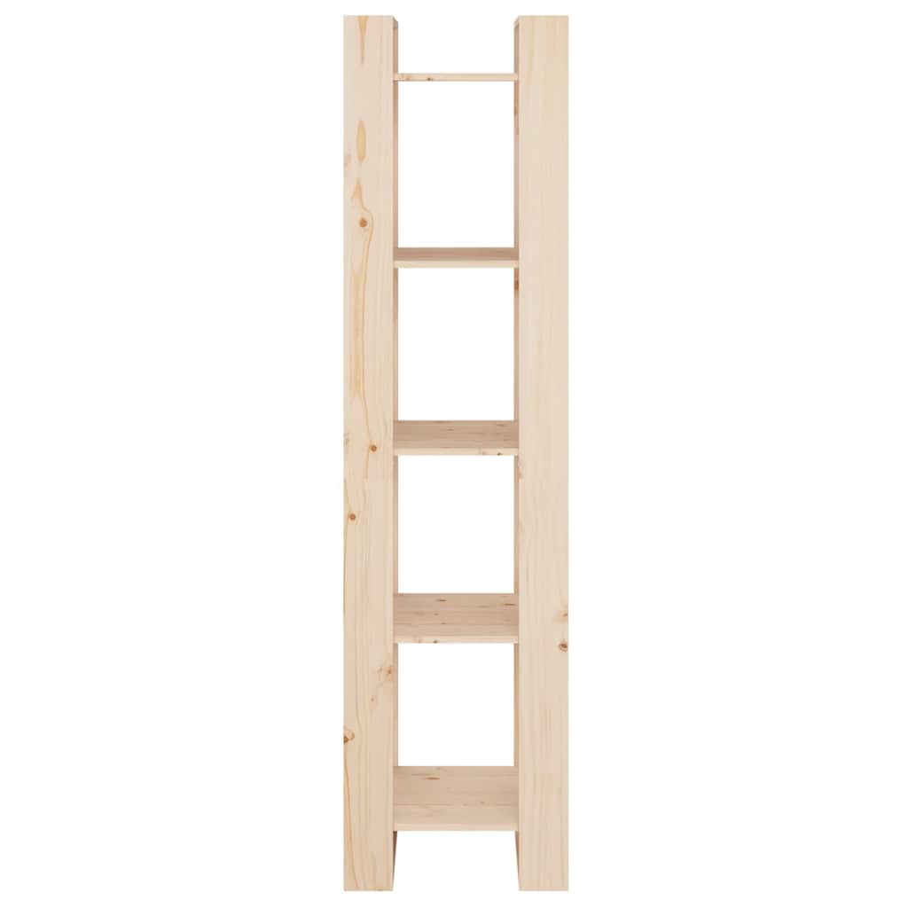 813869 vidaXL Book Cabinet/Room Divider 41x35x160 cm Solid Wood Pine