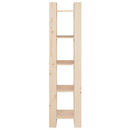 813869 vidaXL Book Cabinet/Room Divider 41x35x160 cm Solid Wood Pine
