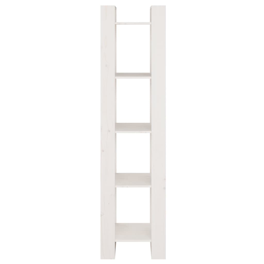 vidaXL Book Cabinet/Room Divider White 41x35x160 cm Solid Wood Pine