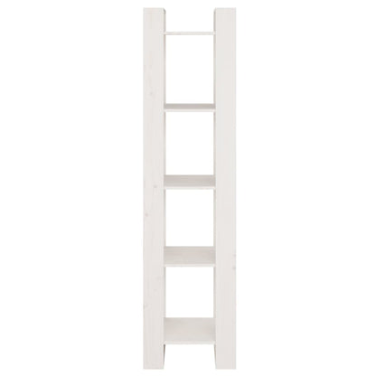 vidaXL Book Cabinet/Room Divider White 41x35x160 cm Solid Wood Pine