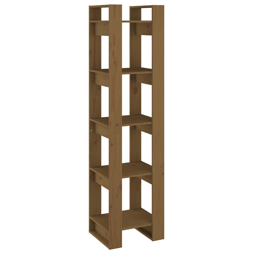 vidaXL Book Cabinet/Room Divider Honey Brown 41x35x160 cm