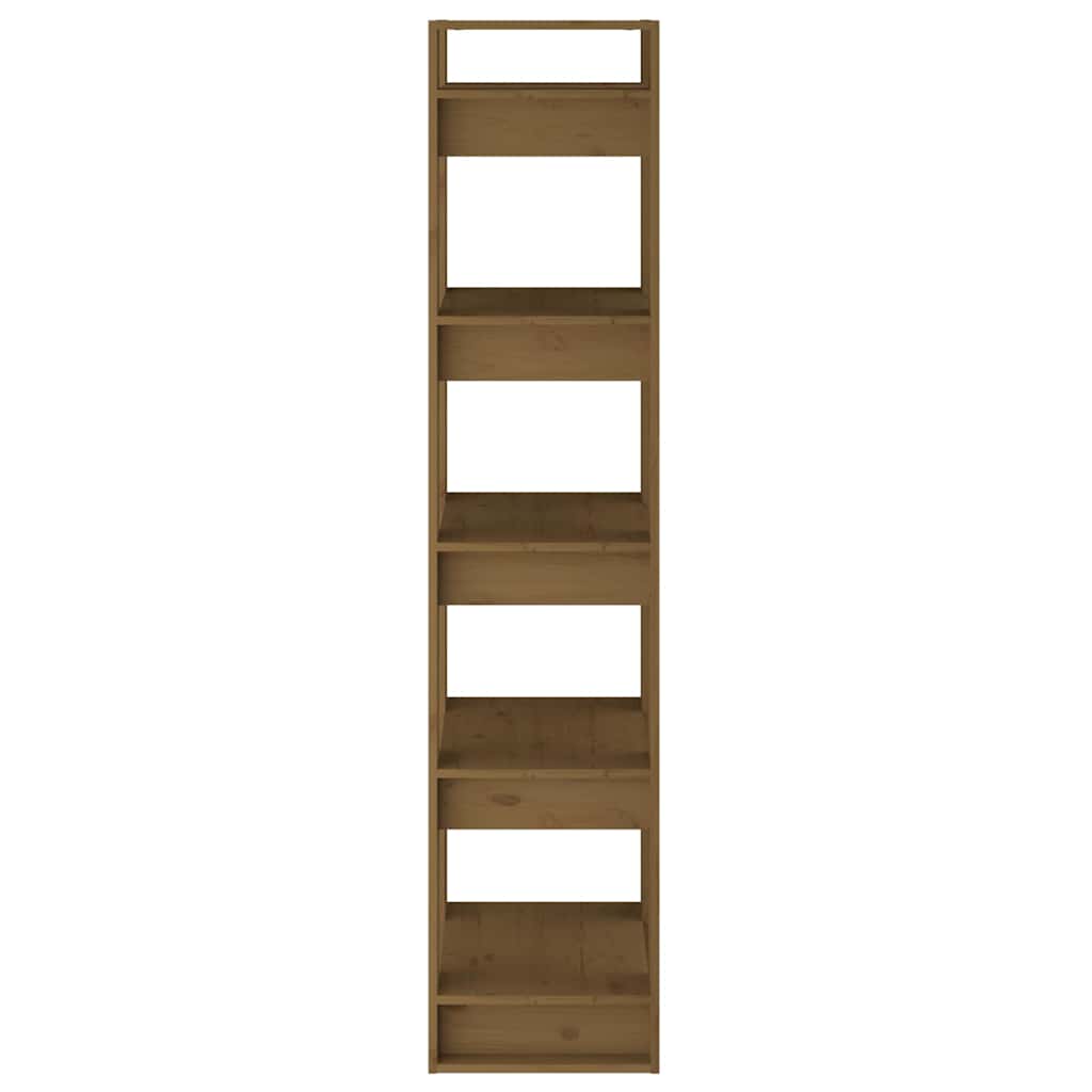 vidaXL Book Cabinet/Room Divider Honey Brown 41x35x160 cm
