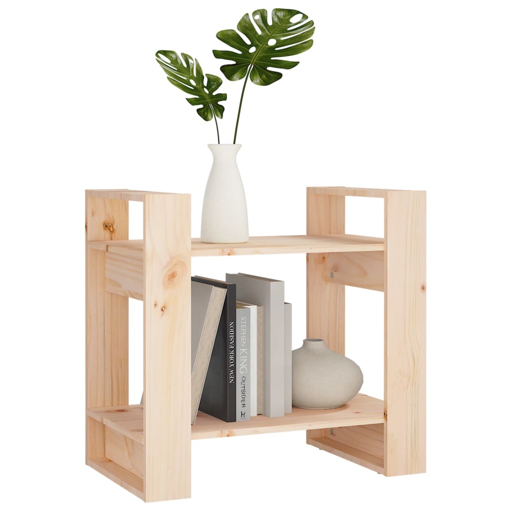 vidaXL Book Cabinet/Room Divider 60x35x57 cm Solid Wood Pine