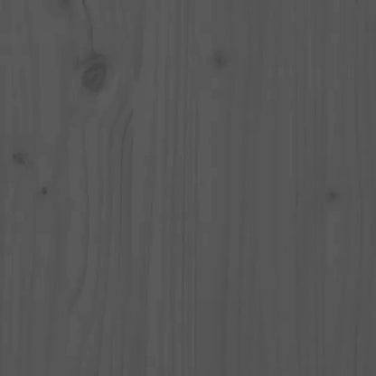vidaXL Book Cabinet/Room Divider Grey 60x35x91 cm Solid Wood Pine