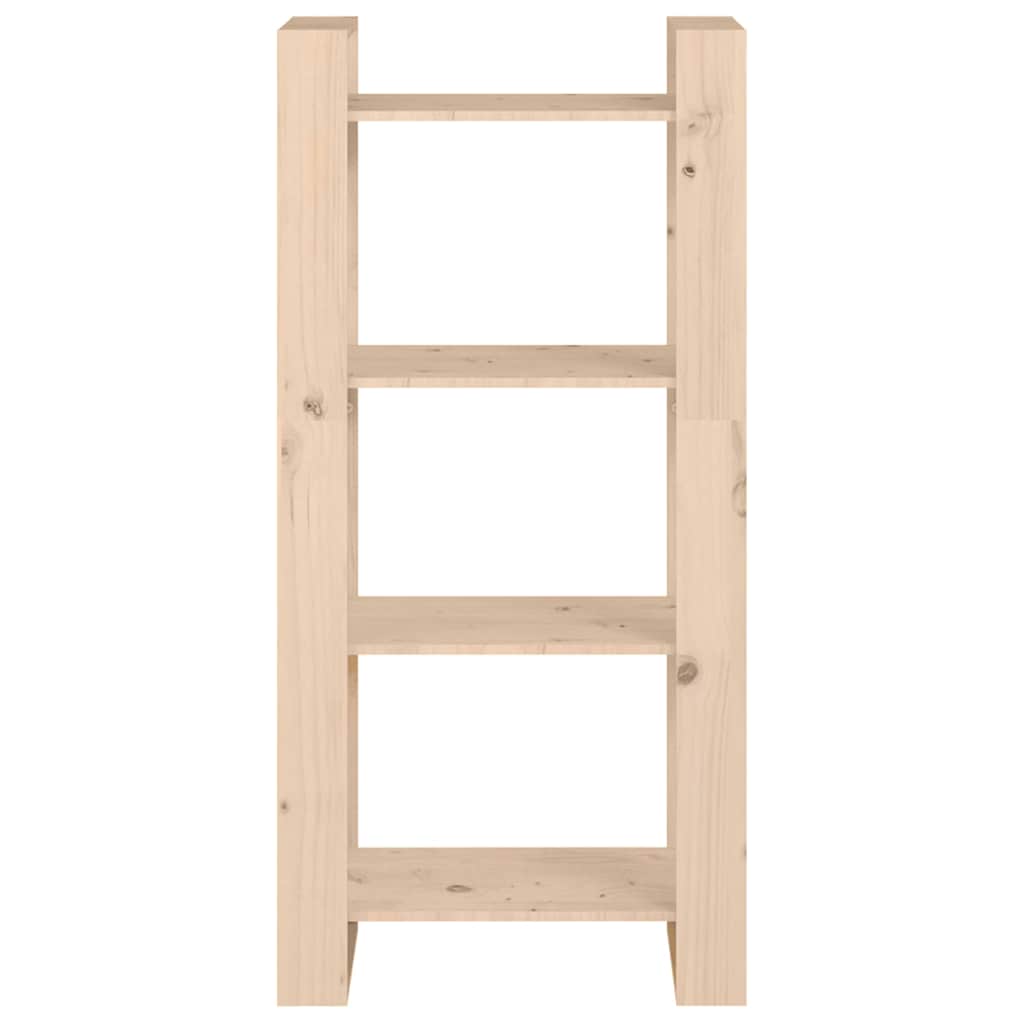 813884 vidaXL Book Cabinet/Room Divider 60x35x125 cm Solid Wood
