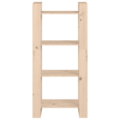 813884 vidaXL Book Cabinet/Room Divider 60x35x125 cm Solid Wood