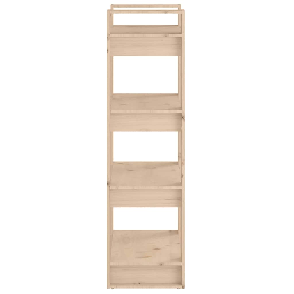 813884 vidaXL Book Cabinet/Room Divider 60x35x125 cm Solid Wood