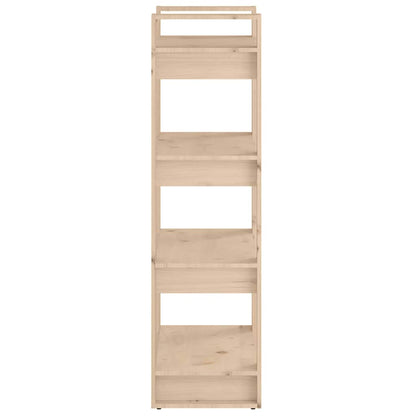 813884 vidaXL Book Cabinet/Room Divider 60x35x125 cm Solid Wood