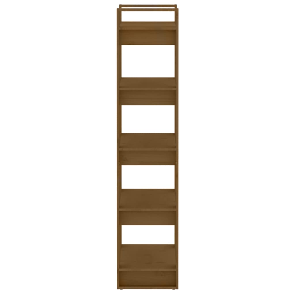 vidaXL Book Cabinet/Room Divider Honey Brown 60x35x160 cm Solid Wood