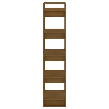 vidaXL Book Cabinet/Room Divider Honey Brown 60x35x160 cm Solid Wood