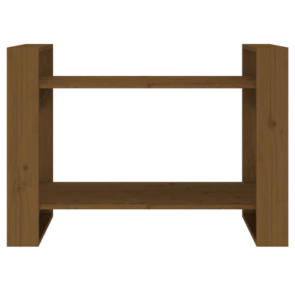 vidaXL Book Cabinet/Room Divider Honey Brown 80x35x56.5 cm Solid Wood