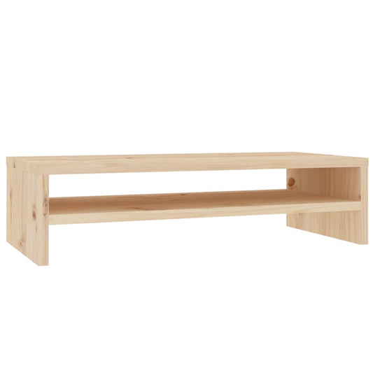 813914 vidaXL Monitor Stand 50x24x13 cm Solid Wood Pine