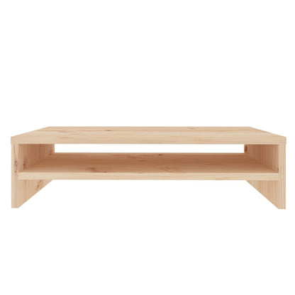 vidaXL Monitor Stand 50x24x13 cm Solid Wood Pine