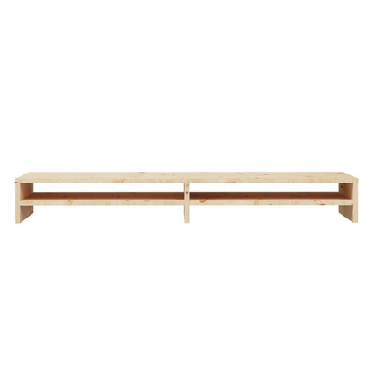 813919 vidaXL Monitor Stand 100x24x13 cm Solid Wood Pine