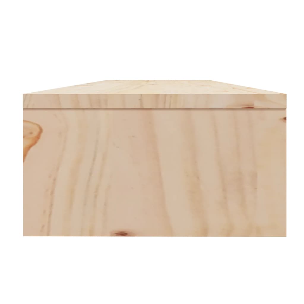 813919 vidaXL Monitor Stand 100x24x13 cm Solid Wood Pine