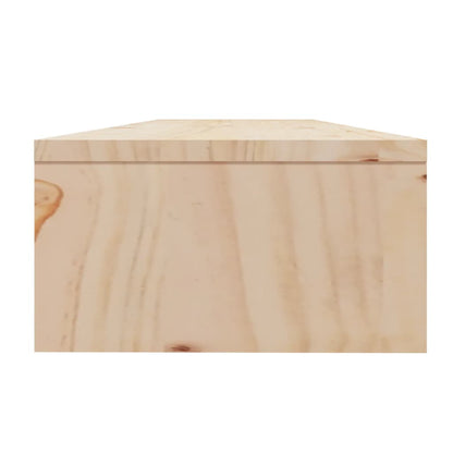 813919 vidaXL Monitor Stand 100x24x13 cm Solid Wood Pine