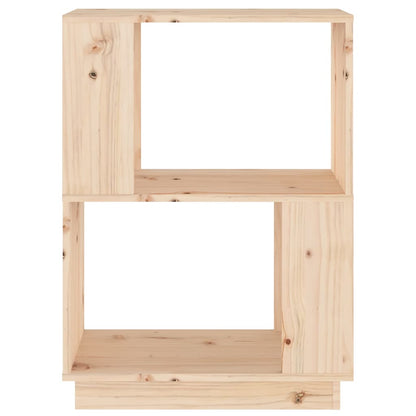 814029 vidaXL Book Cabinet/Room Divider 51x25x70 cm Solid Wood Pine