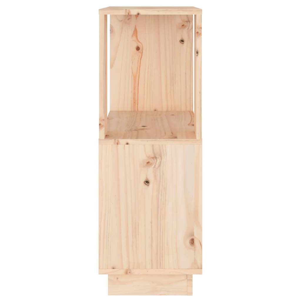 814029 vidaXL Book Cabinet/Room Divider 51x25x70 cm Solid Wood Pine