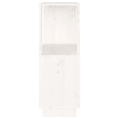 vidaXL Book Cabinet/Room Divider White 51x25x70 cm Solid Wood Pine