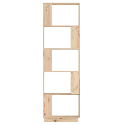 814044 vidaXL Book Cabinet/Room Divider 51x25x163,5 cm Solid Wood Pine