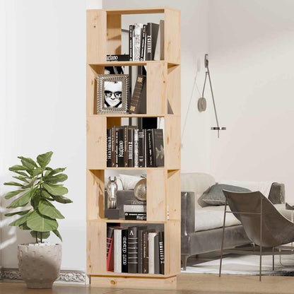 814044 vidaXL Book Cabinet/Room Divider 51x25x163,5 cm Solid Wood Pine
