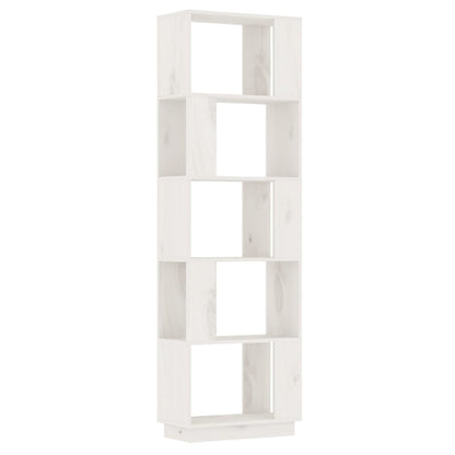 vidaXL Book Cabinet/Room Divider White 51x25x163.5 cm Solid Wood Pine
