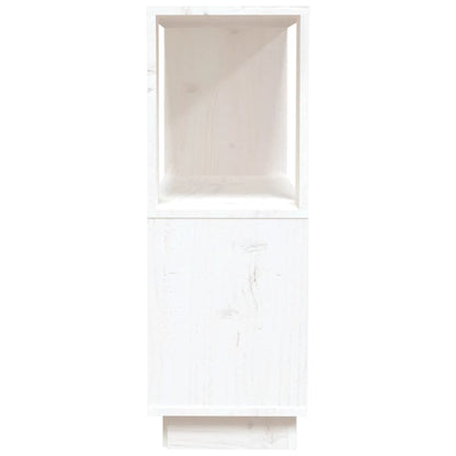 vidaXL Book Cabinet/Room Divider White 80x25x70 cm Solid Wood Pine