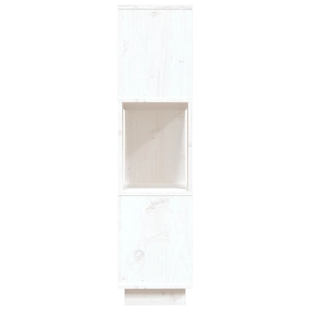 vidaXL Book Cabinet/Room Divider White 80x25x101 cm Solid Wood Pine