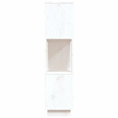 vidaXL Book Cabinet/Room Divider White 80x25x101 cm Solid Wood Pine