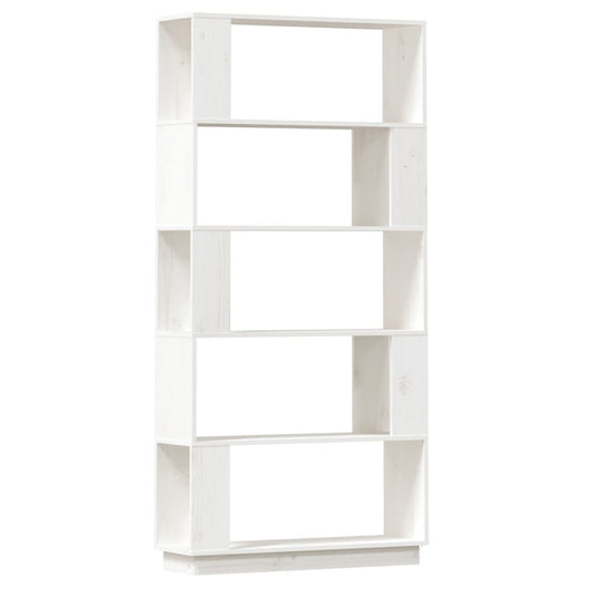 vidaXL Book Cabinet/Room Divider White 80x25x163.5 cm Solid Wood Pine