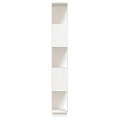 vidaXL Book Cabinet/Room Divider White 80x25x163.5 cm Solid Wood Pine