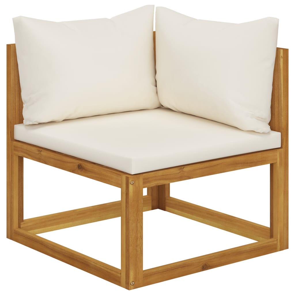 vidaXL 6 Piece Garden Lounge Set with Cushions Solid Wood Acacia (UK/IE/FI/NO only)