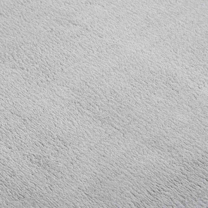 vidaXL Washable Rug Soft Fluffy Short Pile 160x230 cm Anti Slip Grey
