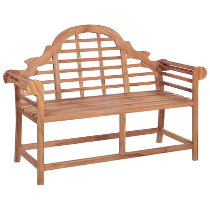 vidaXL Garden Bench 127x58.5x92.5 cm Solid Wood Teak