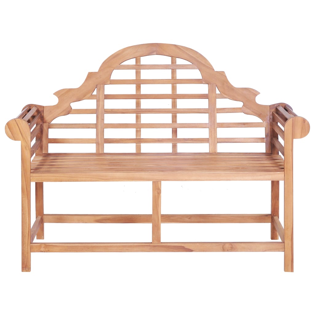 vidaXL Garden Bench 127x58.5x92.5 cm Solid Wood Teak