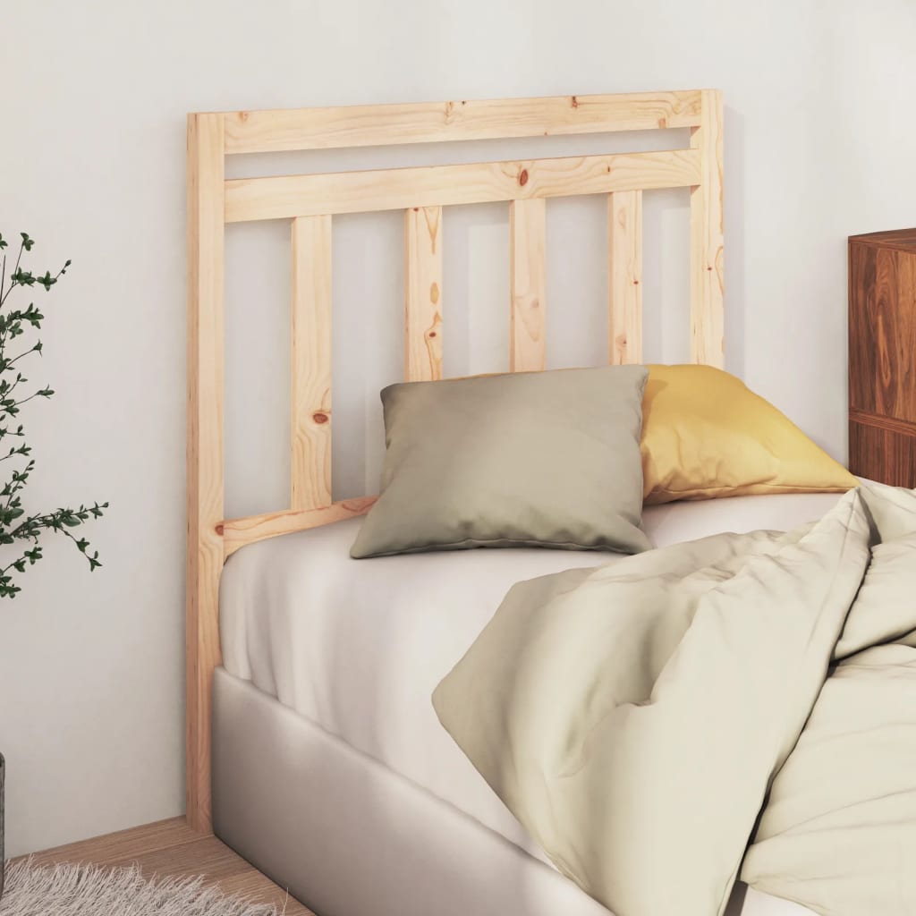 814069 vidaXL Bed Headboard 81x4x100 cm Solid Wood Pine