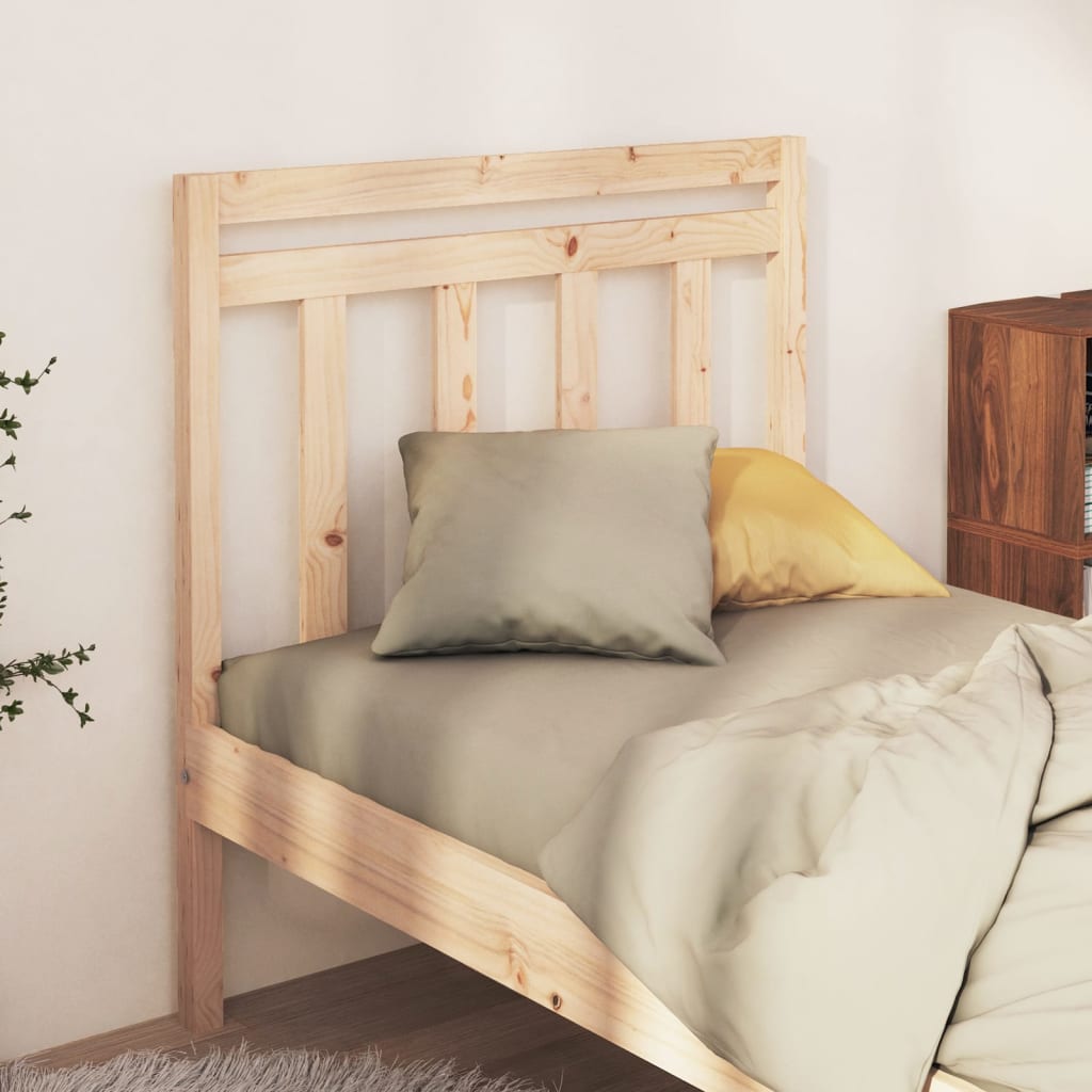 814069 vidaXL Bed Headboard 81x4x100 cm Solid Wood Pine
