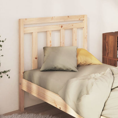 814069 vidaXL Bed Headboard 81x4x100 cm Solid Wood Pine
