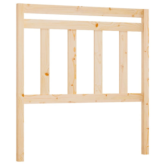 814079 vidaXL Bed Headboard 106x4x100 cm Solid Wood Pine