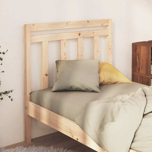 814079 vidaXL Bed Headboard 106x4x100 cm Solid Wood Pine