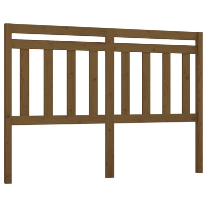 vidaXL Bed Headboard Honey Brown 126x4x100 cm Solid Wood Pine
