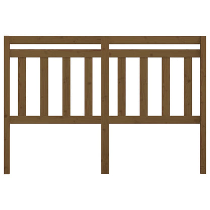vidaXL Bed Headboard Honey Brown 126x4x100 cm Solid Wood Pine