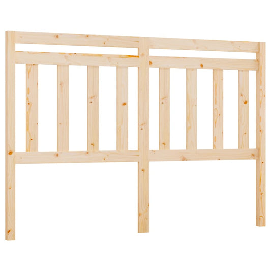 814089 vidaXL Bed Headboard 140x4x100 cm Solid Wood Pine