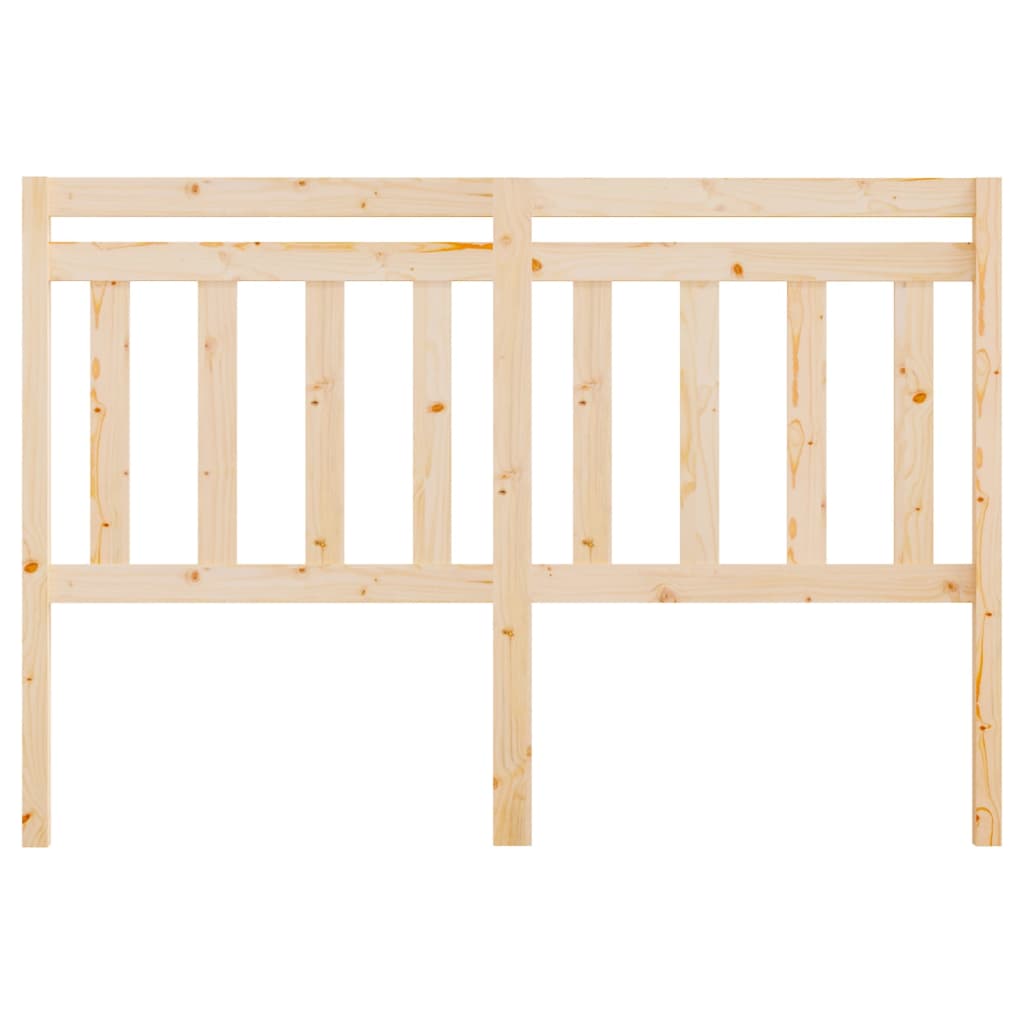 814089 vidaXL Bed Headboard 140x4x100 cm Solid Wood Pine