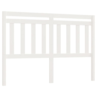 814090 vidaXL Bed Headboard White 140x4x100 cm Solid Wood Pine