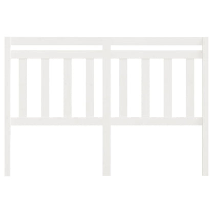 814090 vidaXL Bed Headboard White 140x4x100 cm Solid Wood Pine