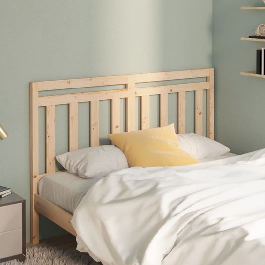 814094 vidaXL Bed Headboard 146x4x100 cm Solid Wood Pine